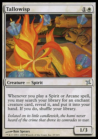 Magic the Gathering: Betrayers of Kamigawa (Base Set) card 25 Tallowisp