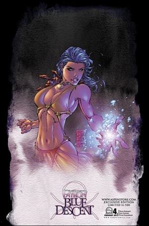 Michael Turner's Fathom: Blue Descent issue 4-C Michael Turner Aspenstore.com Cover 1/500