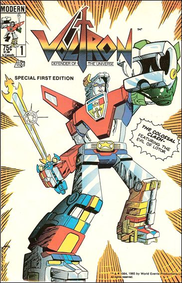 Voltron (1984) issue 1