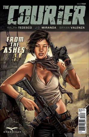 Courier: From the Ashes issue 4-C Juan Carlos Ruiz Cover