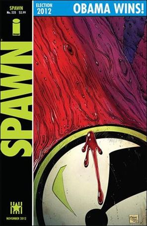 Spawn issue 225 Obama Wins Cover