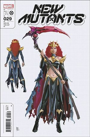 New Mutants (2020) issue 29-C Rod Reis 1:10 Design Cover