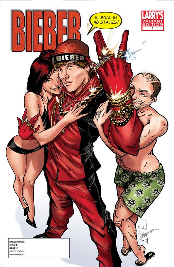 Fame: Justin Bieber issue 1-B Kris Carter Larry's Comics Cover