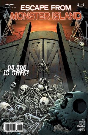 Escape from Monster Island issue 2-B David Lorenzo Riveiro Cover