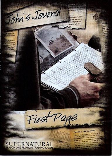Supernatural: Season One (Base Set) card 85 First Page