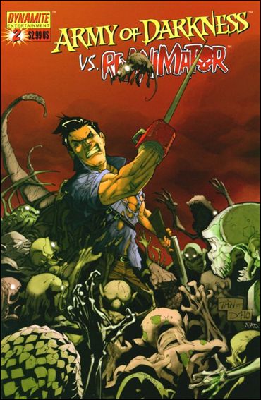 Army of Darkness vs Re-Animator issue 2 Billy Tan Cover