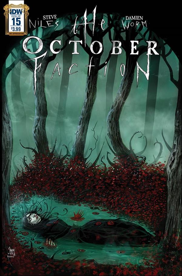 October Faction issue 15-B Damien Worm "Art Appreciation" Cover