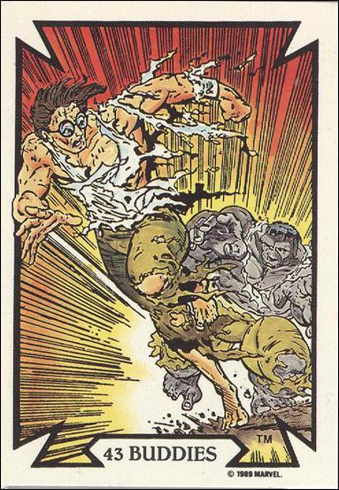 Todd McFarlane Super Heroes: Series 1 (Base Set) card 43 Buddies