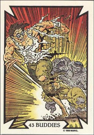 Todd McFarlane Super Heroes: Series 1 (Base Set) card 43 Buddies