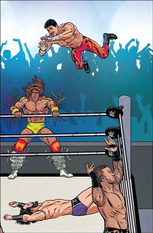 WWE issue 6-C Brent Schoonover Royal Rumble Connecting Cover