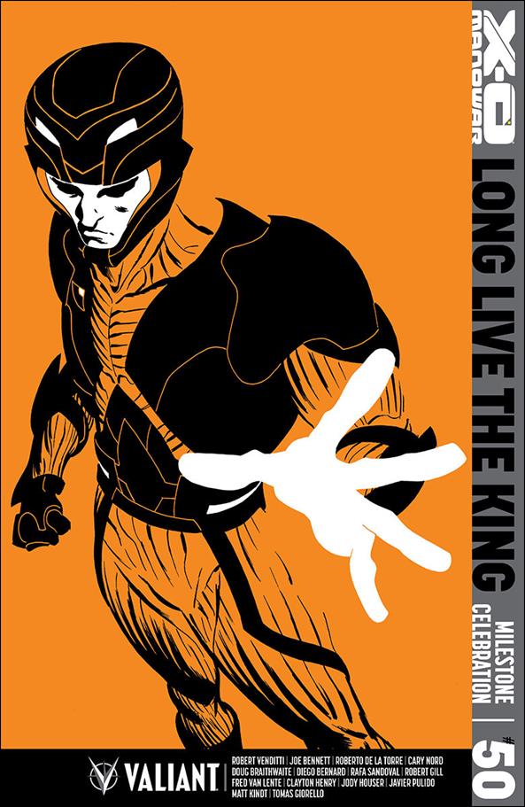 X-O Manowar (2012)  issue 50-D Polybagged Marcos Martin Cover