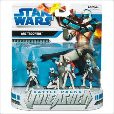 Star Wars: Unleashed Multi-Figure Battle Packs figure 37 The Clone Wars - ARC Troopers