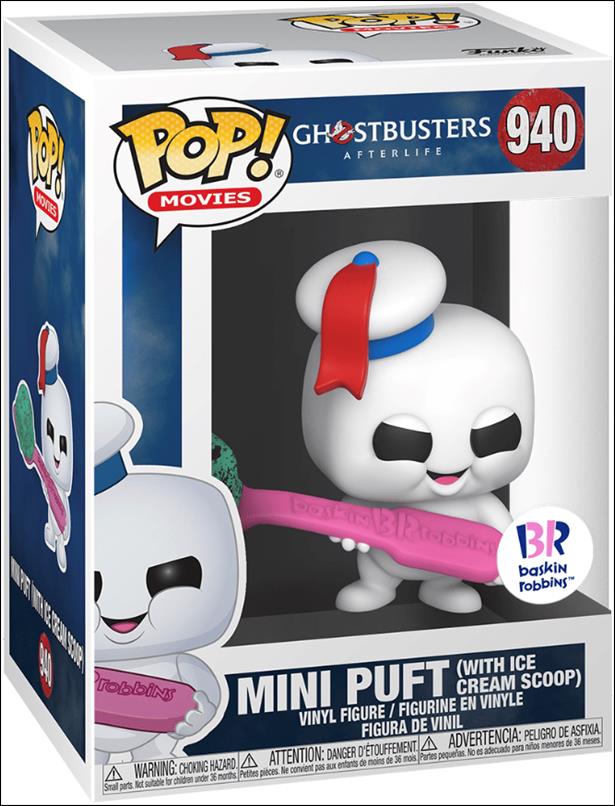 POP! Movies figure 940 Mini Puft (With Ice Cream Scoop) Baskin Robbins