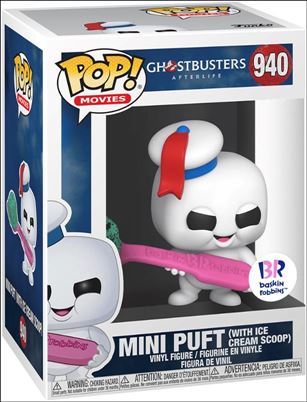 POP! Movies figure 940 Mini Puft (With Ice Cream Scoop) Baskin Robbins