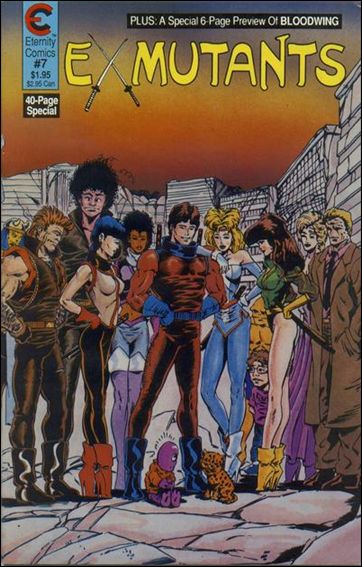 Ex-Mutants (1986) issue 7-B Eternity Comics Edition (2nd Printing)