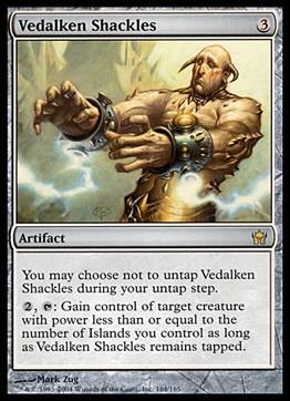 Magic the Gathering: Fifth Dawn (Base Set) card 164 Vedalken Shackles