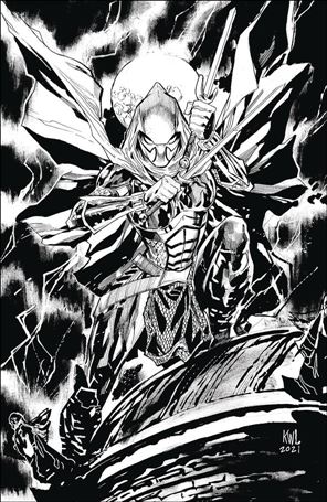 Quintara Stone issue 1-J Ken Lashley 1:8 Black & White Virgin Cover
