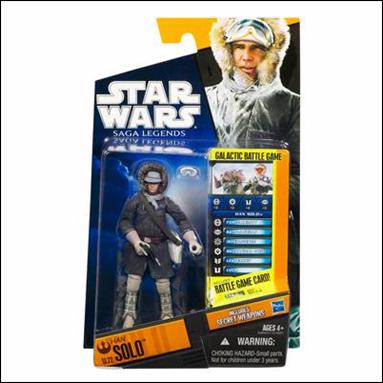 Star Wars: Saga Legends 3 3/4" Action Figures (2010) figure SL22 Han Solo (Hoth)