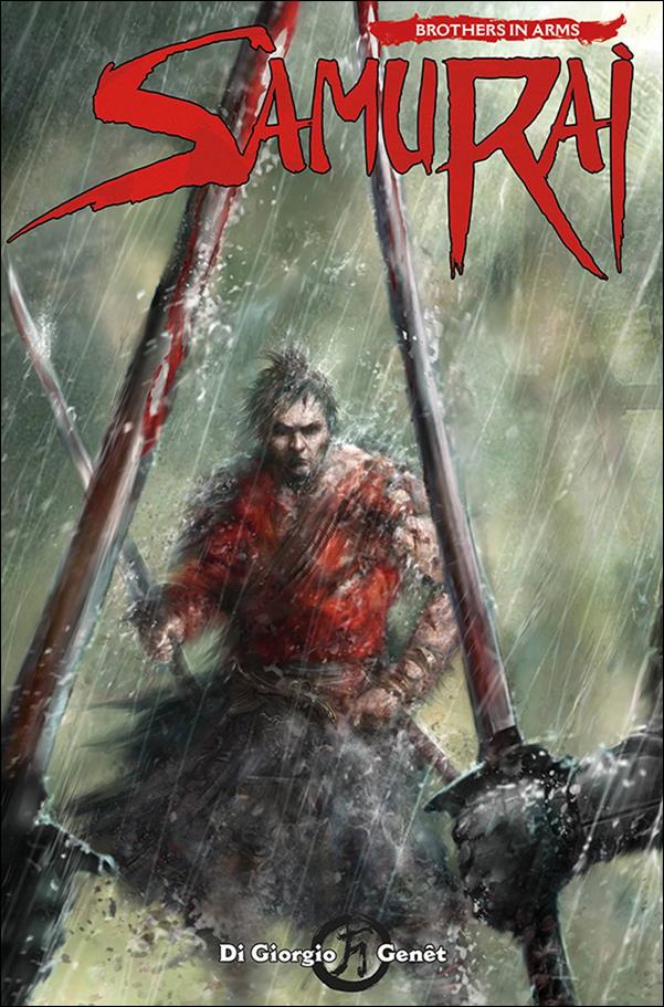 Samurai:  Brothers in Arms issue 4-C Nick Percival Cover