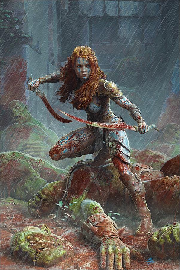 Red Sonja (2023) issue 10-K Björn Barends Virgin 1:15 Cover