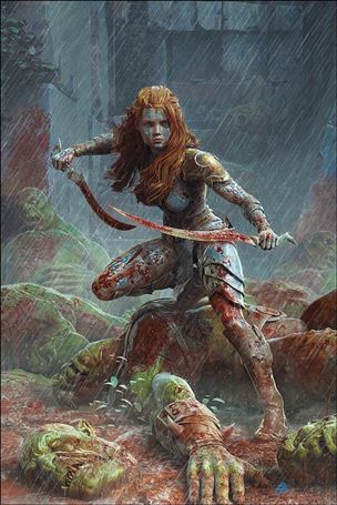Red Sonja (2023) issue 10-K Björn Barends Virgin 1:15 Cover