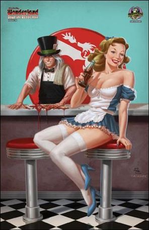 Grimm Fairy Tales Presents Wonderland: Down the Rabbit Hole issue 4-D Anthony Spay Dragon Con Cover 1/500