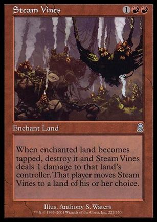 Magic the Gathering: Odyssey (Base Set) card 223 Steam Vines