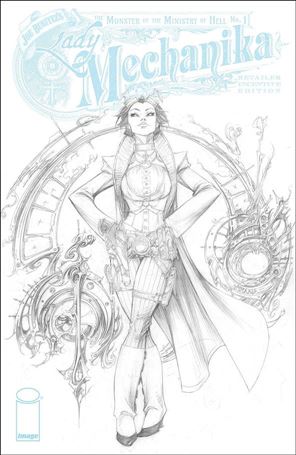 Lady Mechanika: The Monster of the Ministry of Hell issue 1-C Joe Benitez 1:10 Sketch Cover