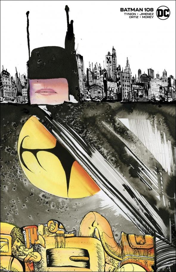 Batman (2016) issue 108-H David Choe kwanchang.com Minimal Cover