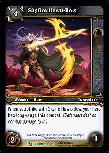 World of Warcraft: March of the Legion (Base Set) card 290 Skyfire Hawk-Bow