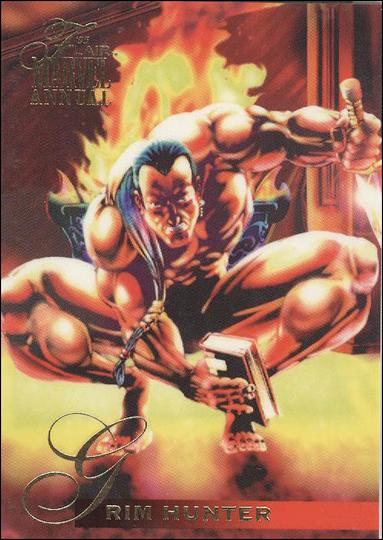 Marvel Annual Flair '95 (Base Set) card 59 Grim Hunter