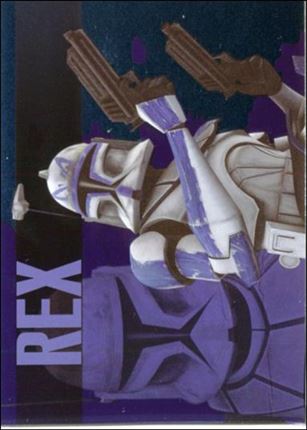 Star Wars: The Clone Wars Rise of the Bounty Hunters (Foil Character Subset) card 13 Rex