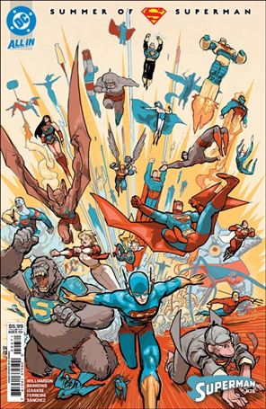 Superman (2023) issue 26.00-E Riley Rossmo Supersmash-Up Cardstock Cover