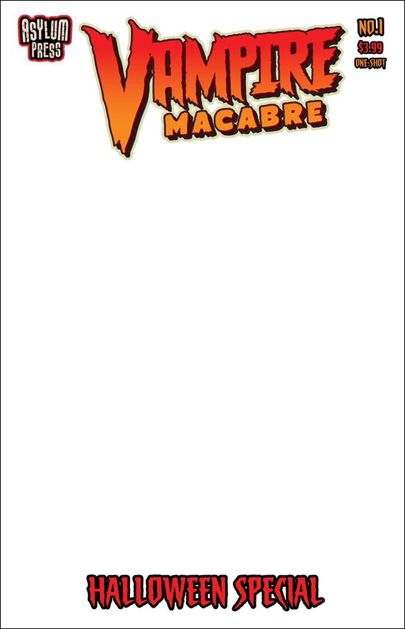 Vampire Macabre Halloween Special issue 1-C Blank/Sketch Cover