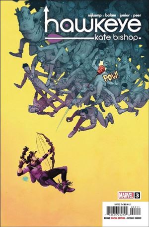 Hawkeye: Kate Bishop issue 3 Johnoy Lindsay Cover
