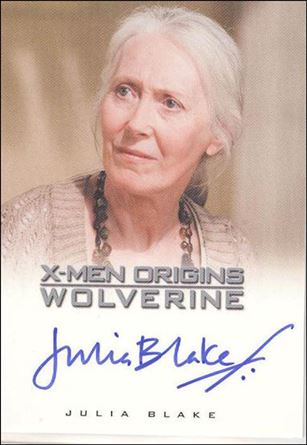 X-Men Origins: Wolverine (Autographs Subset) card nn6 Julia Blake