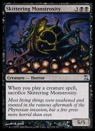 Magic the Gathering: Time Spiral (Base Set) card 129 Skittering Monstrosity