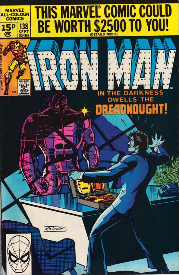 Iron Man (1968) issue 138-B UK Price Cover