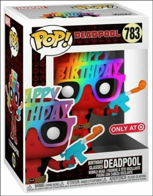 POP! Marvel figure 783 Birthday Glasses Deadpool