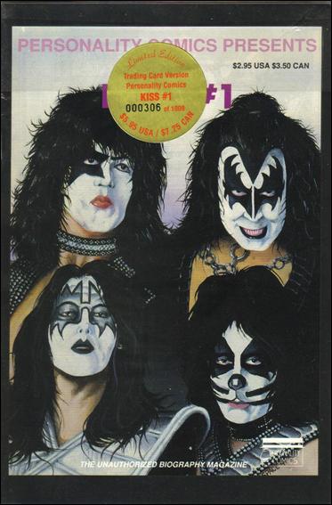 Personality Presents Kiss issue 1-B Limited Edition Trading Card Version 1/1000 
