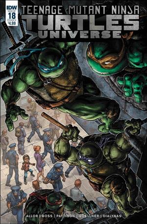 Teenage Mutant Ninja Turtles Universe issue 18 Freddie E. Williams II Cover