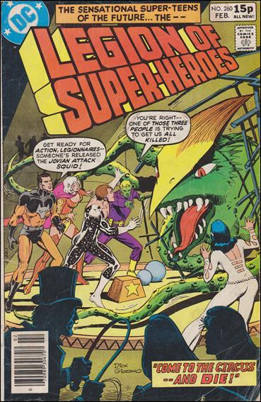 Legion of Super-Heroes (1980) issue 260-B UK Price Cover