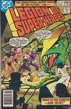 Legion of Super-Heroes (1980) issue 260-B UK Price Cover