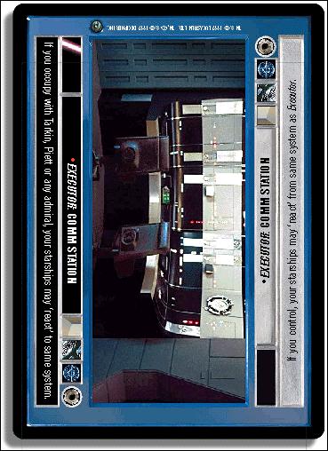 Star Wars: Dagobah Limited (Base Set) card 68 Executor: Comm Station