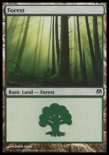 Magic the Gathering: Duel Decks: Phyrexia vs. the Coalition (Base Set) card 70 Forest