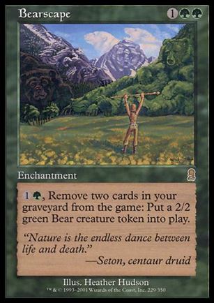 Magic the Gathering: Odyssey (Base Set) card 229 Bearscape