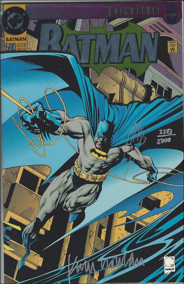 Batman (1940) issue 500-G DF (Signed by Joe Quesada & Kevin Nowlan) 1/5000