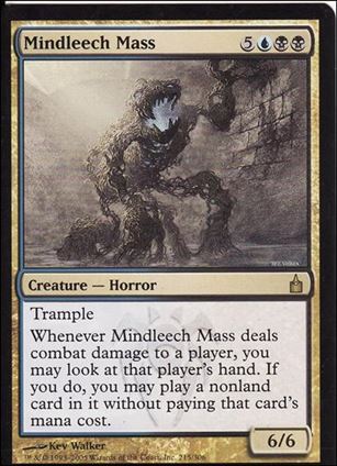 Magic the Gathering: Ravnica (Base Set)  card 215 Mindleech Mass