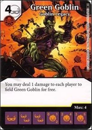 Marvel Dice Masters Amazing Spider-Man card 120 Green Goblin: Goblin Legacy