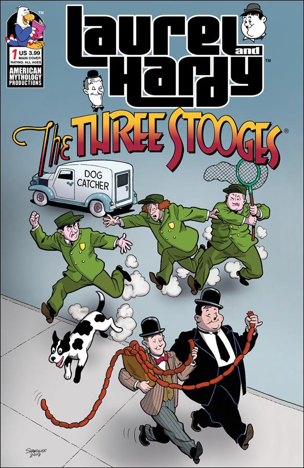 Laurel and Hardy / The Three Stooges issue 1 Eric Shanower & Jeremy Kahn Cover